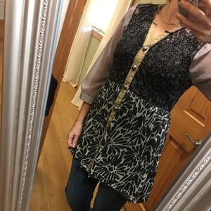 Long button up blouse - Gimmicks by BKE